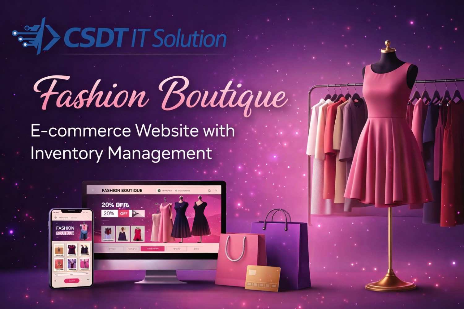 E-commerce Project for any business at CSDT IT Solution